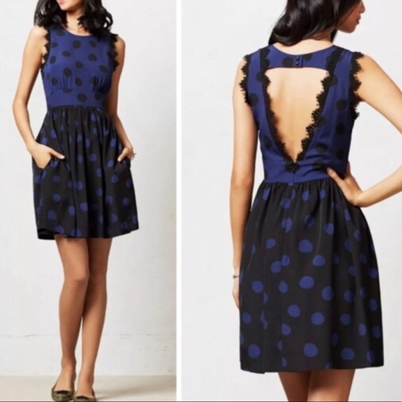 Anthropologie Dresses & Skirts - Anthropologie Split Dots Dress Corey Lynn Calter 4